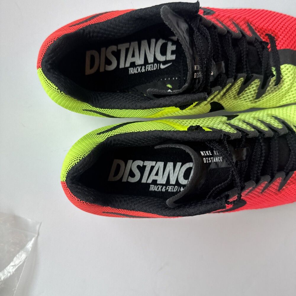 Nike Zoom Rival Distance DC8725-601 Red Volt Running Spikes Shoes Men's Size 8.5 - Picture 3 of 7